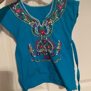 Blue baby Mexican dress